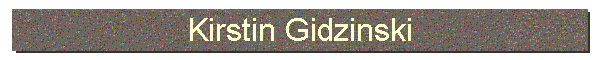 Kirstin Gidzinski